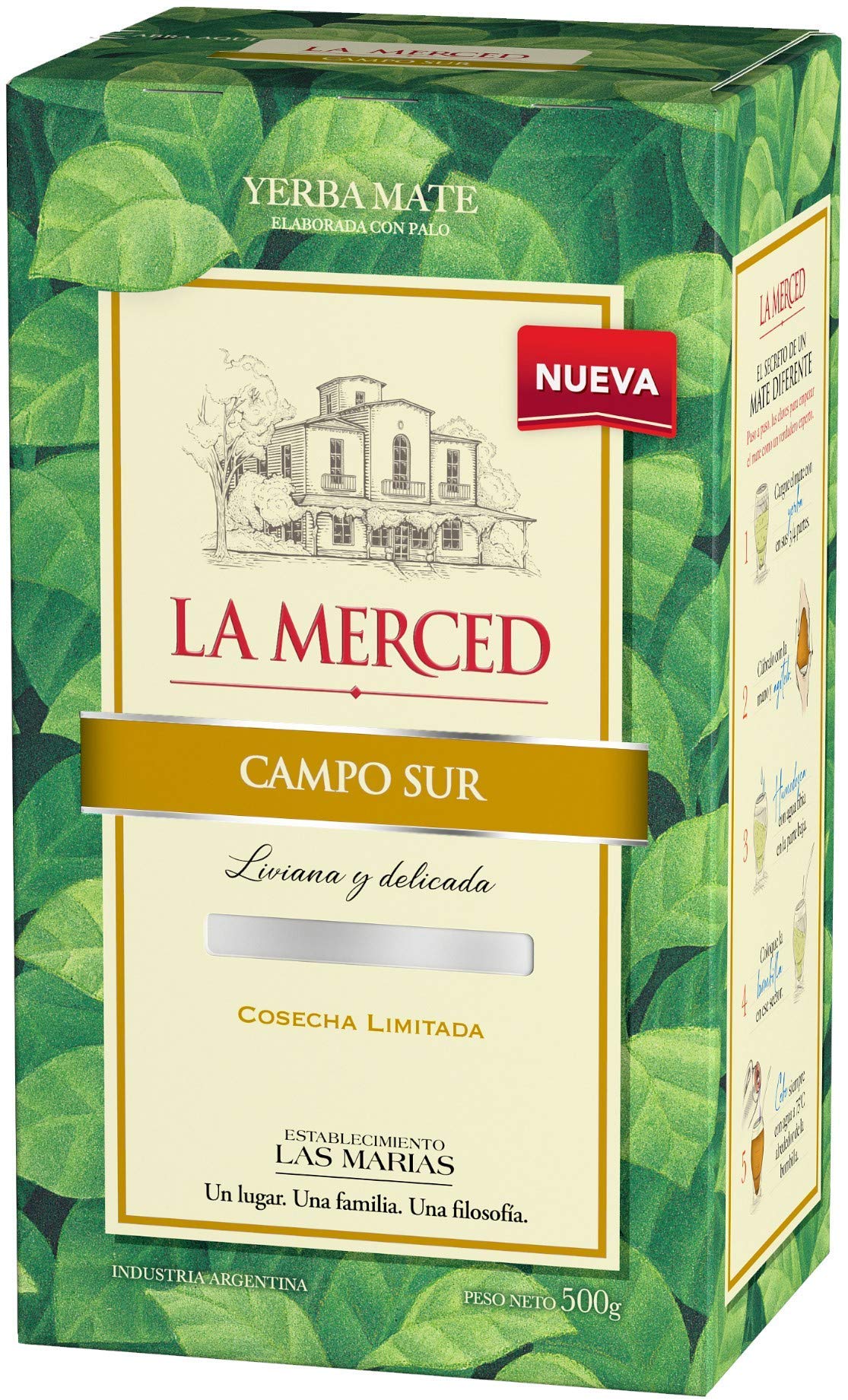 Yerba Mate La Merced Campo Sur 500gr Argentina
