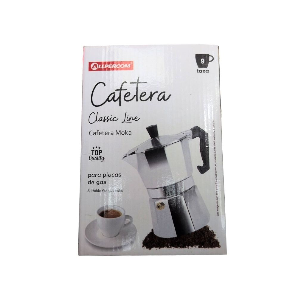Cafetera de Aluminio 9tazas Allpercom