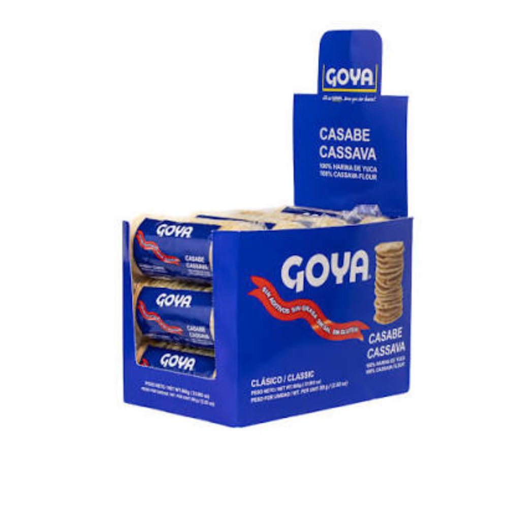 Casabe Goya Dip Tipo Galleta 80 gramos