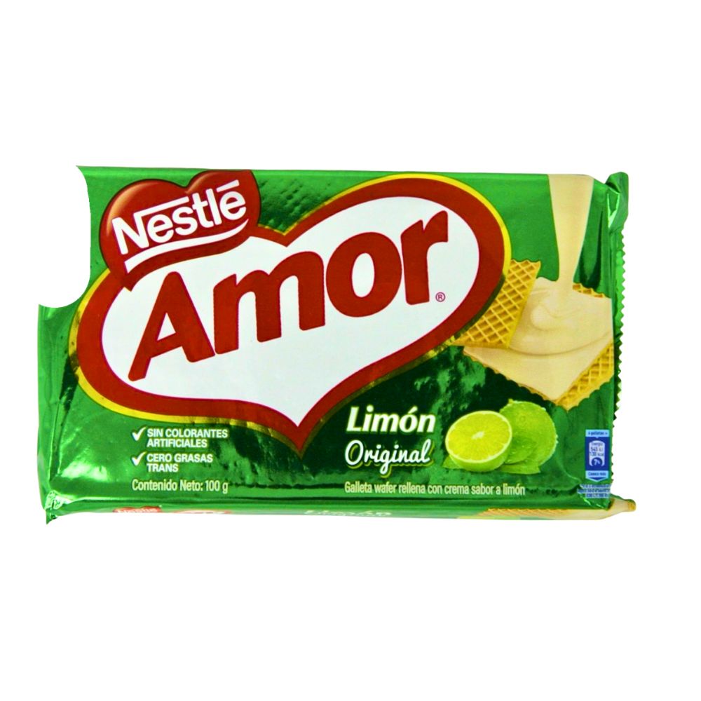 Galleta Wafer Amor Limon 100 Grs