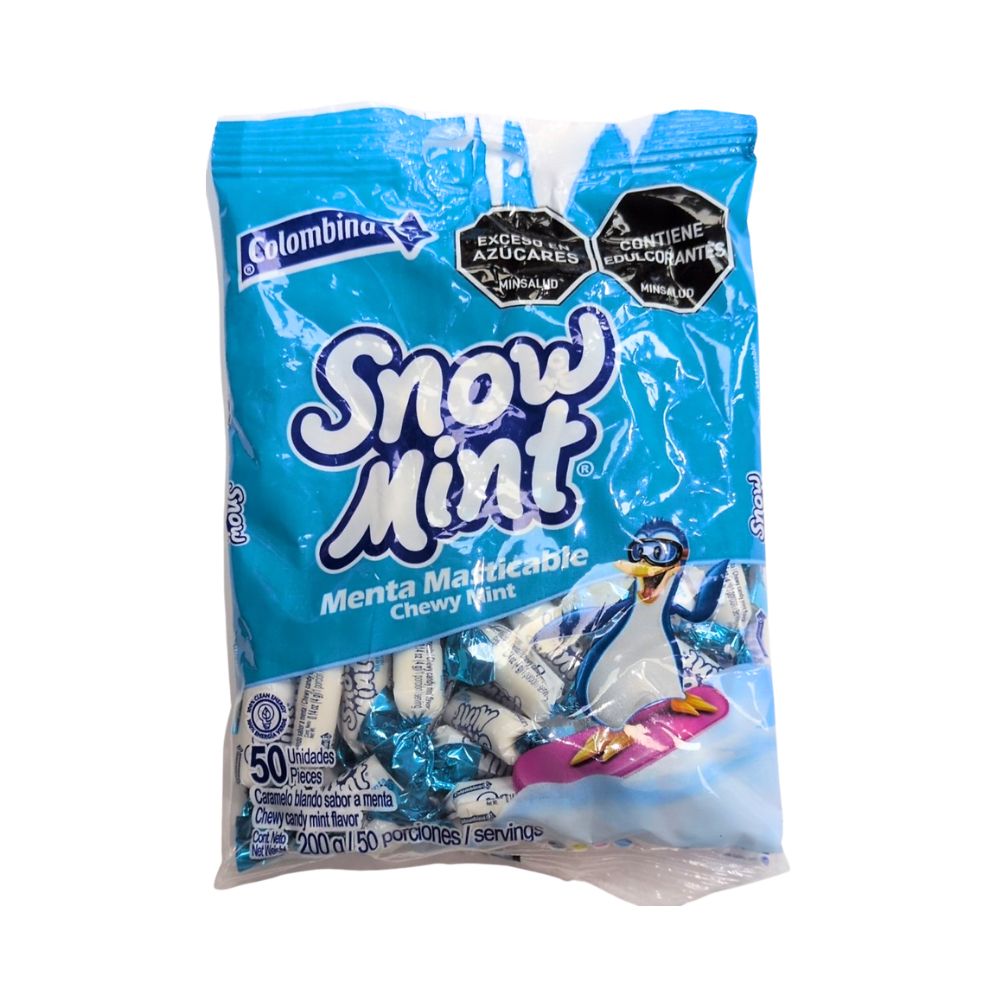 Caramelo Snow Mint Bolsa 50 unidades