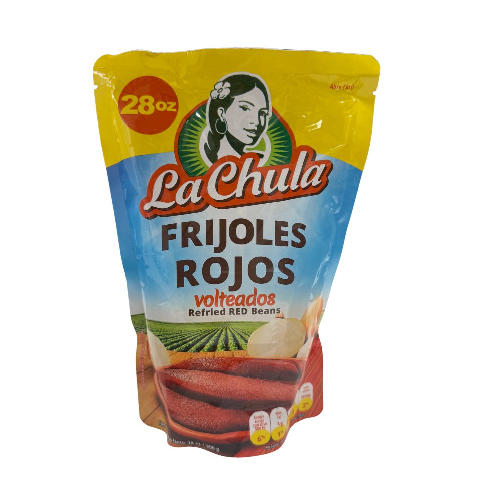 Frijol Volteados Rojos La Chula 28 oz 800gr