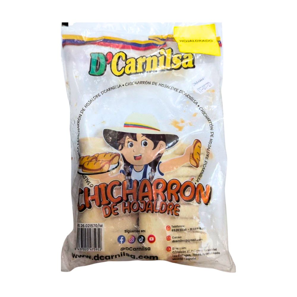 Chicharron de Hojaldre con Guayaba 6 unidades 600grs