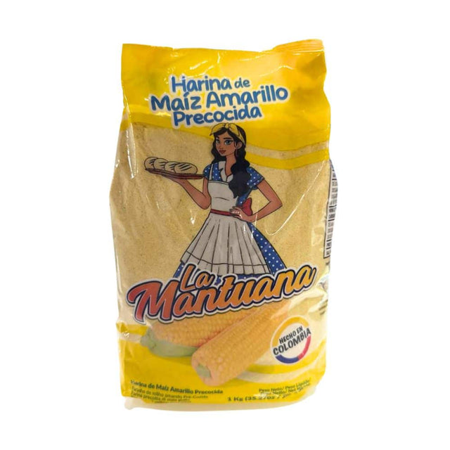 Harina amarilla La mantuana 1 kilo