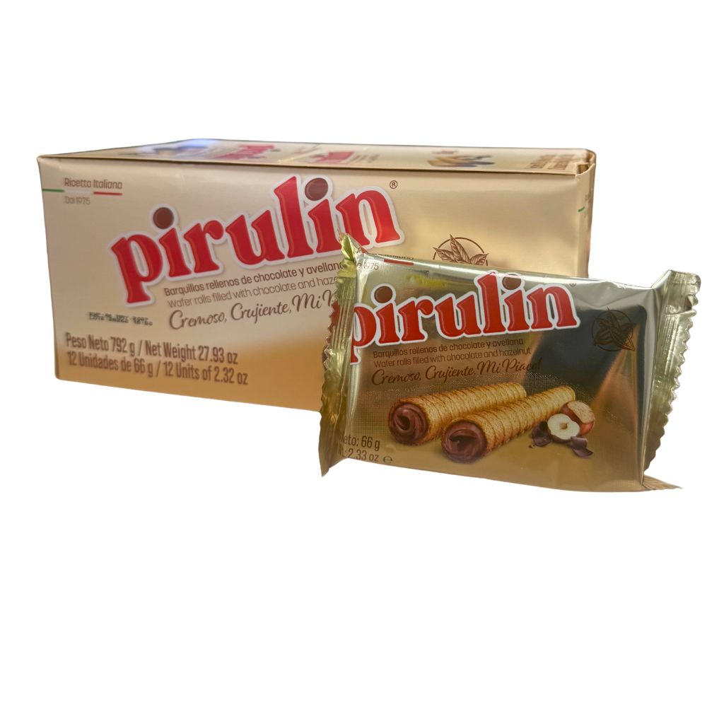 Pirulin en Display de 12 Bandeja 66 gr