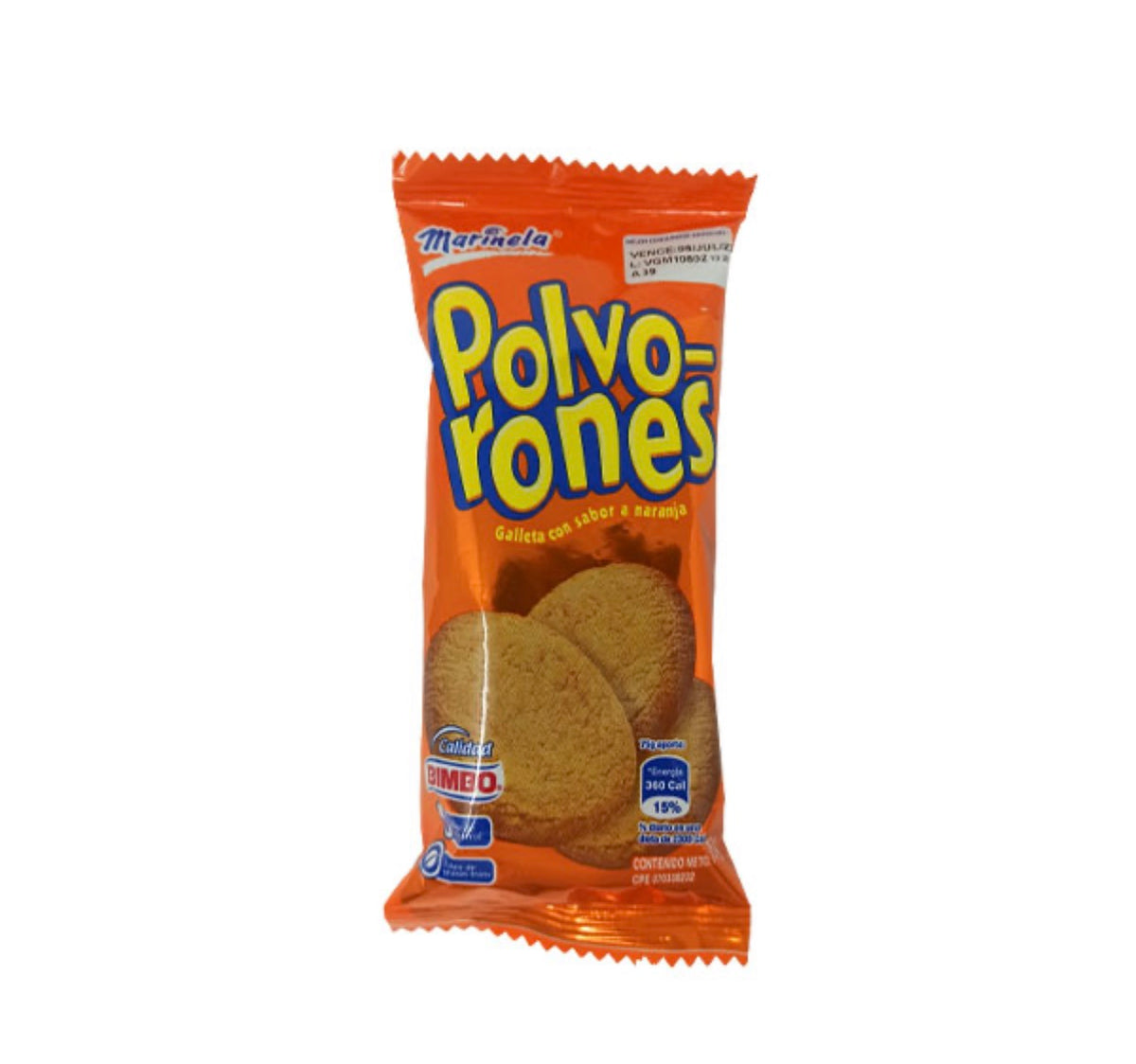 Polvorones Sabor A Naranja Marinela 75 Gr