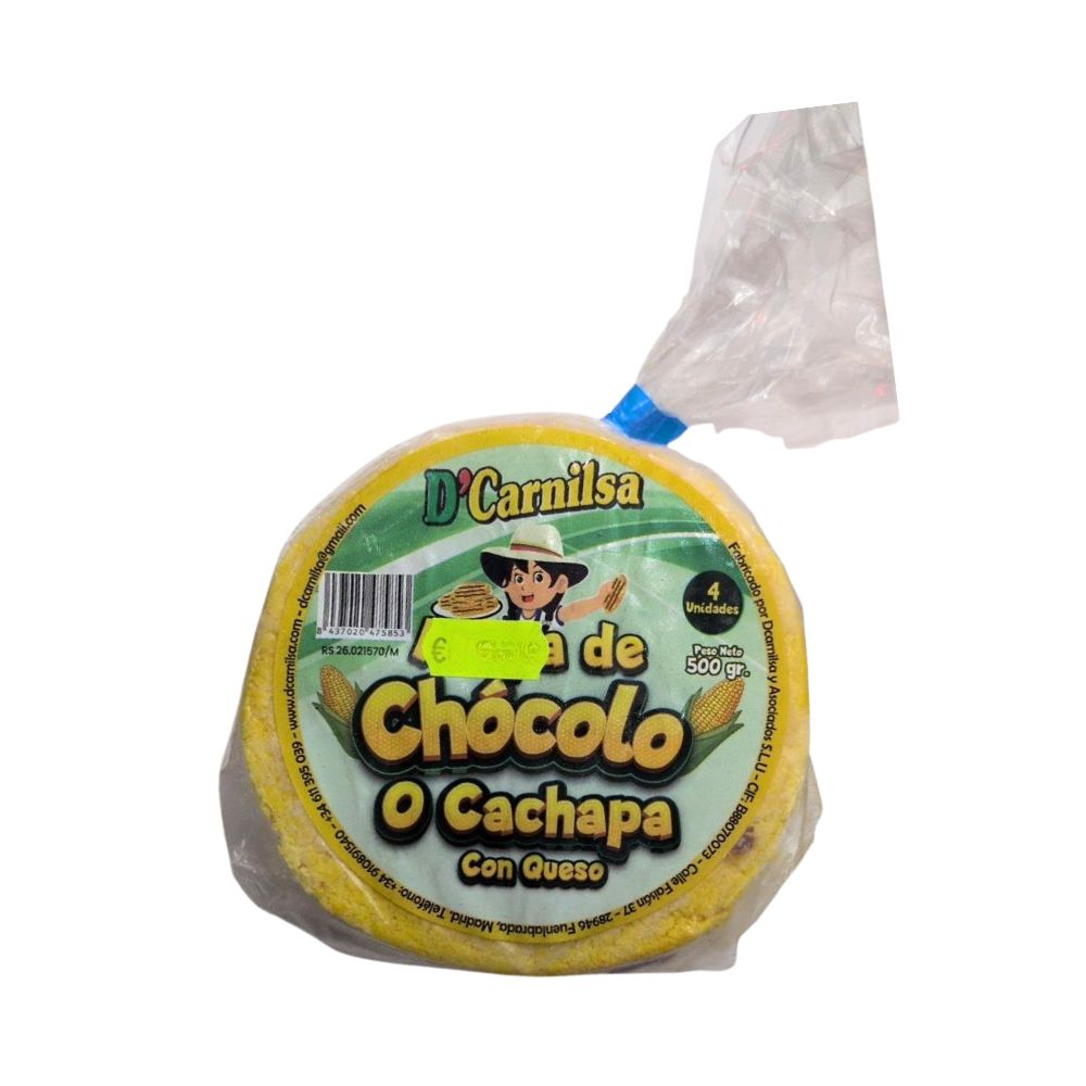 Arepa Choclo Chocolo 4und 500gr D’Carnilsa