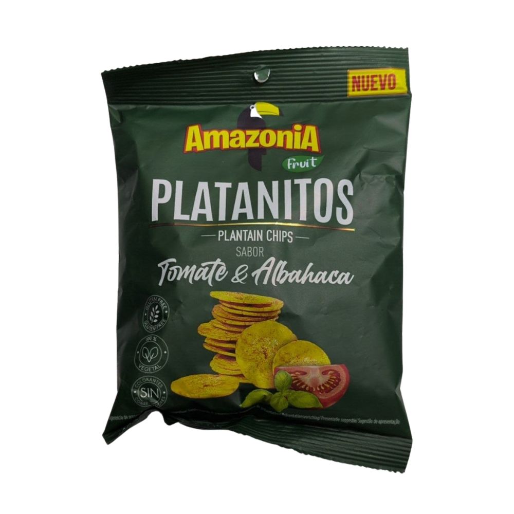 Platanito Tomate y Albahaca 75 gr Amazonia