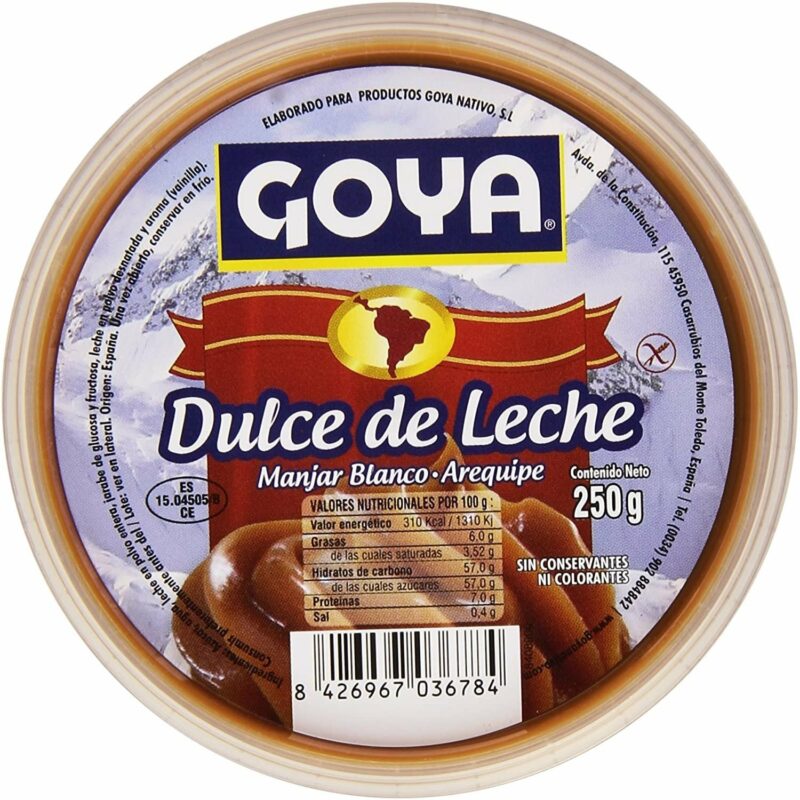 Goya Dulce de Leche Manjar Blanco Arequipe 250 gr 8426967036784 Mandalo Spain Mándalo Market