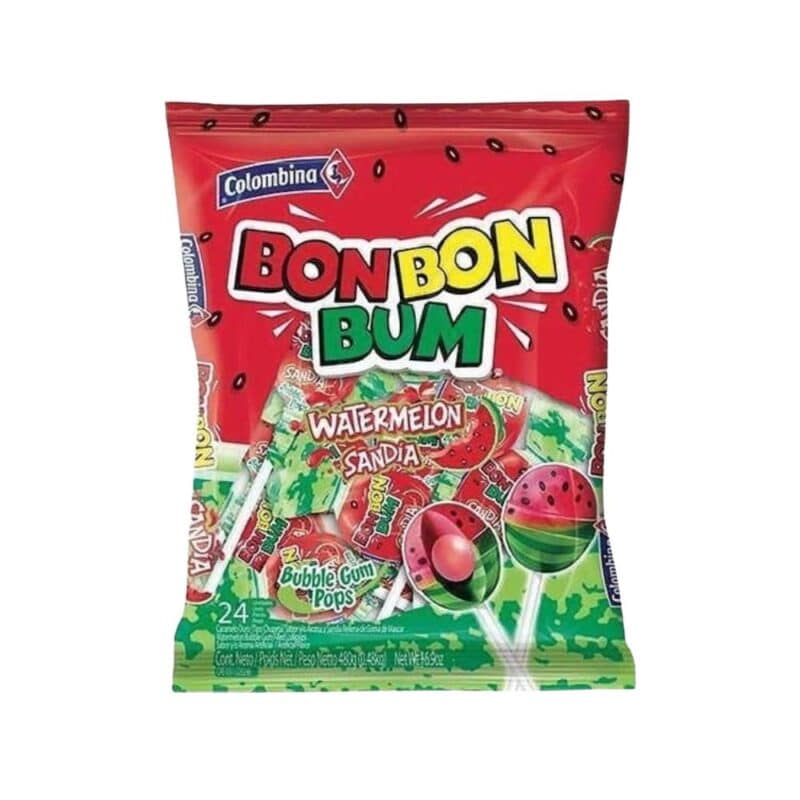 Bon Bon Bum Sandia  Bolsa de 24 unidades
