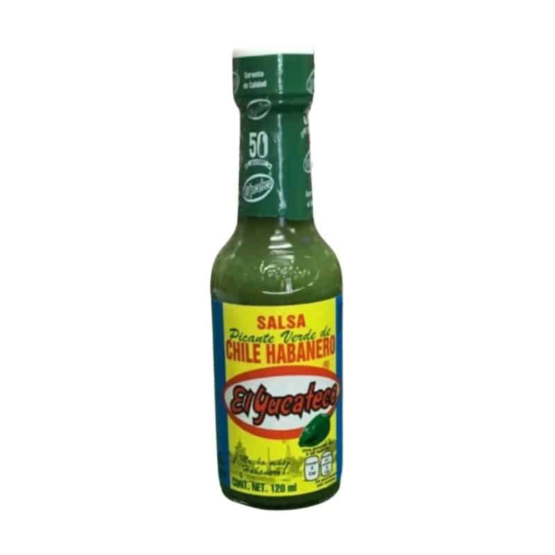 Salsa Picante Verde de Chile Habanero 120 ml