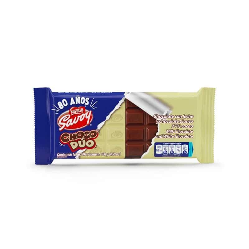 Chocolate con Leche Choco Dúo Savoy 130gr