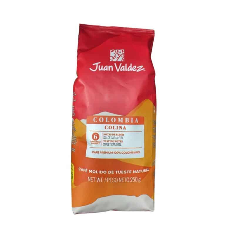 Café Tostado Molido Colina Juan Valdez 250Gr