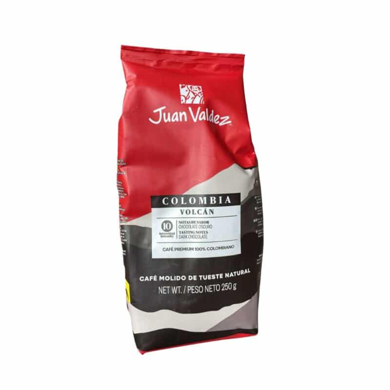 Café Volcán molido Premium Juan Valdez Bolsa 250 gr