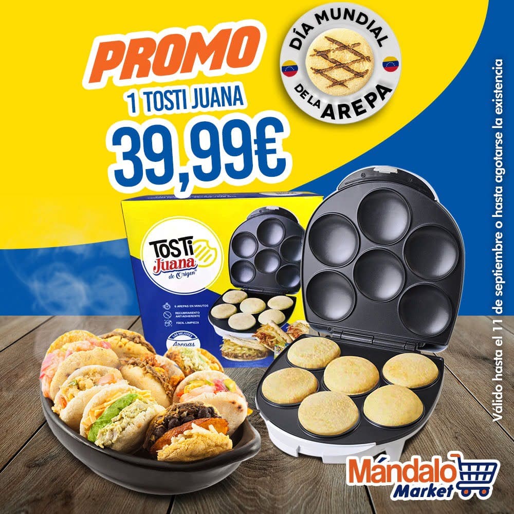 Tosti Arepas Para 6 Arepas