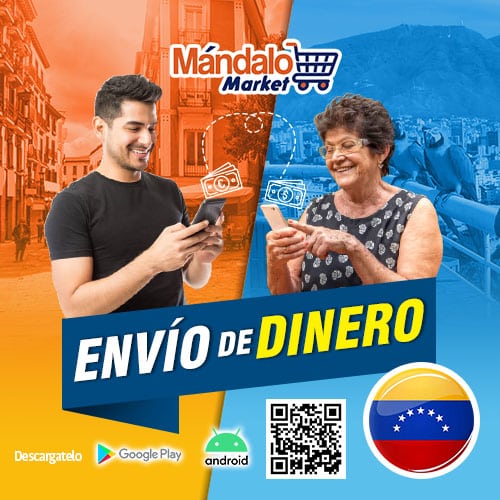 Envío de Dinero desde el móvil a Venezuela