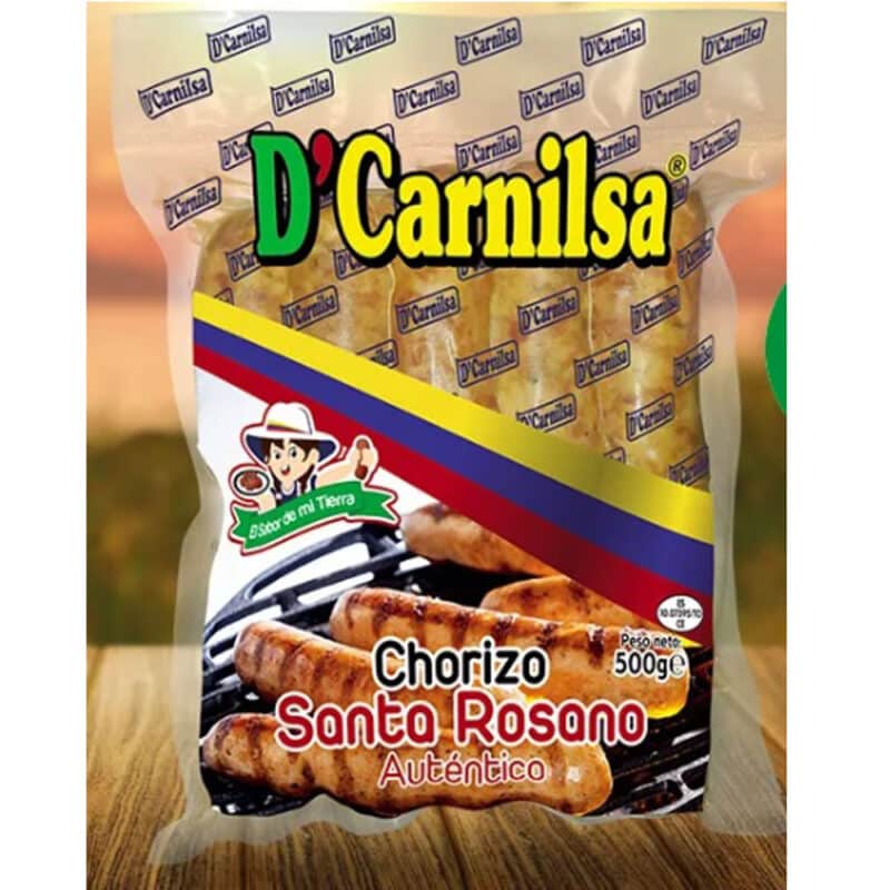 Chorizo Santa Rosano D Carnilsa 500Grs 5 Und