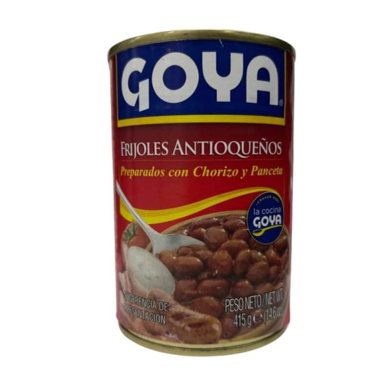 Frijoles Rojos Antioqueños con Chorizo y Panceta  Goya 415 Gr