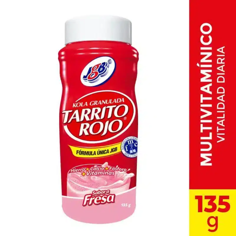 Tarrito Rojo Fresa 135 Gr