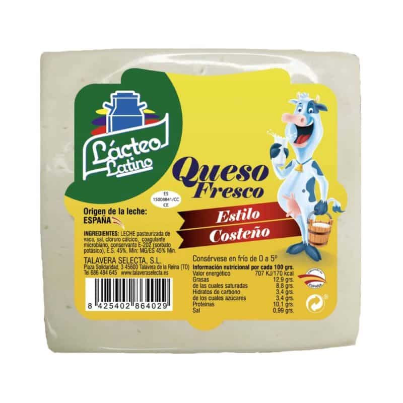 Queso Barra Costeño 2,100Gr Talavera Selecta