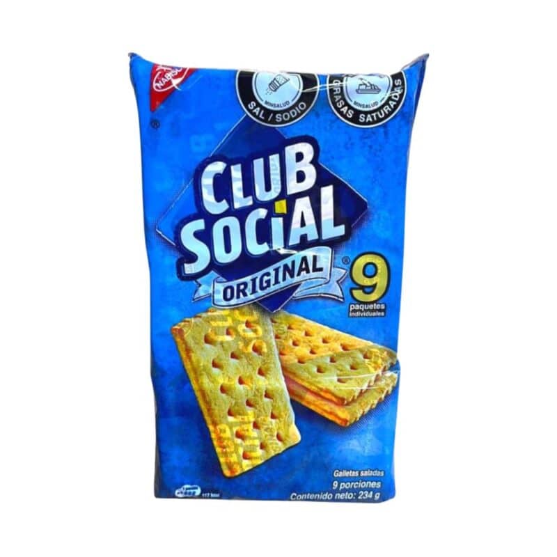 Galletas Club Social Paquete de 9 Paquetes