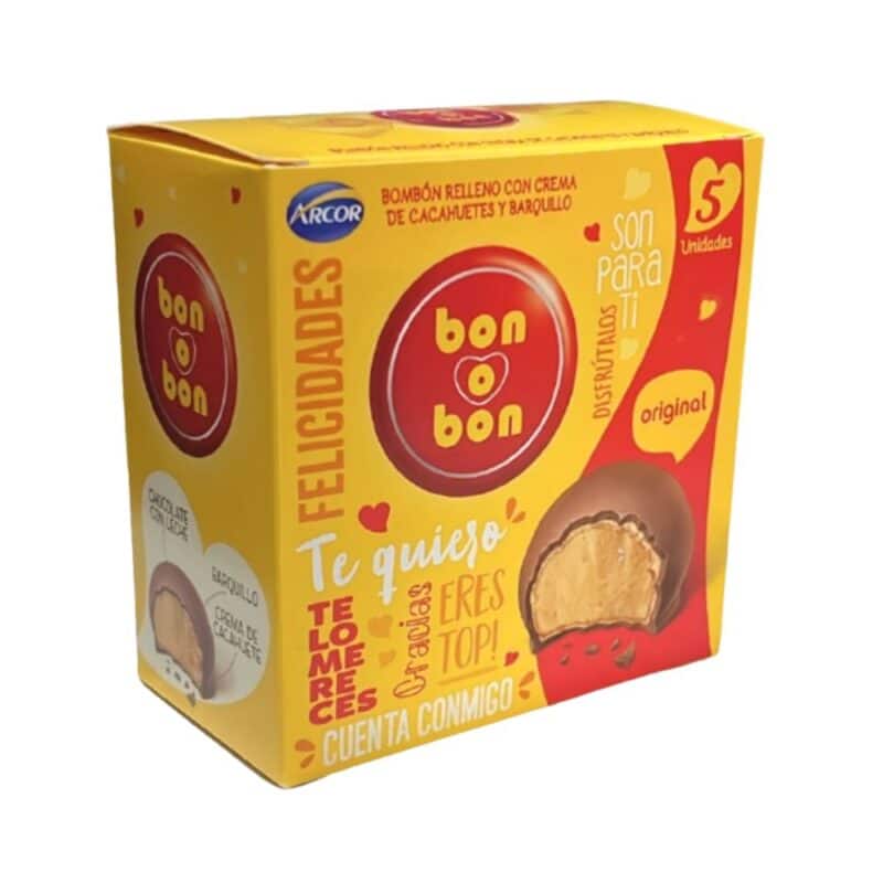 Bombones Bon O Bon Original (Caja 5unds)