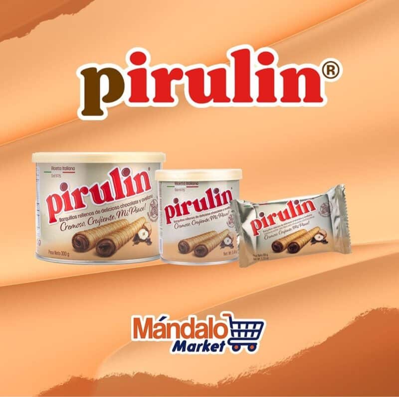 3 formatos de Pirulin/ IG Mándalo