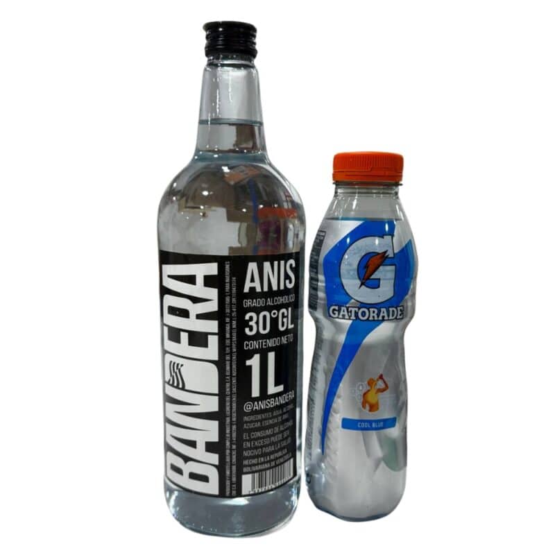 Combo Anís Bandera + Gatorade