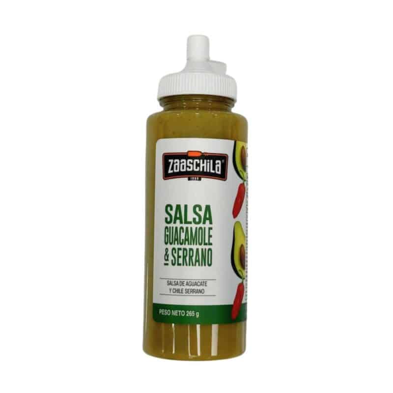 Salsa guacamole y serrano Zaaschila 265gr