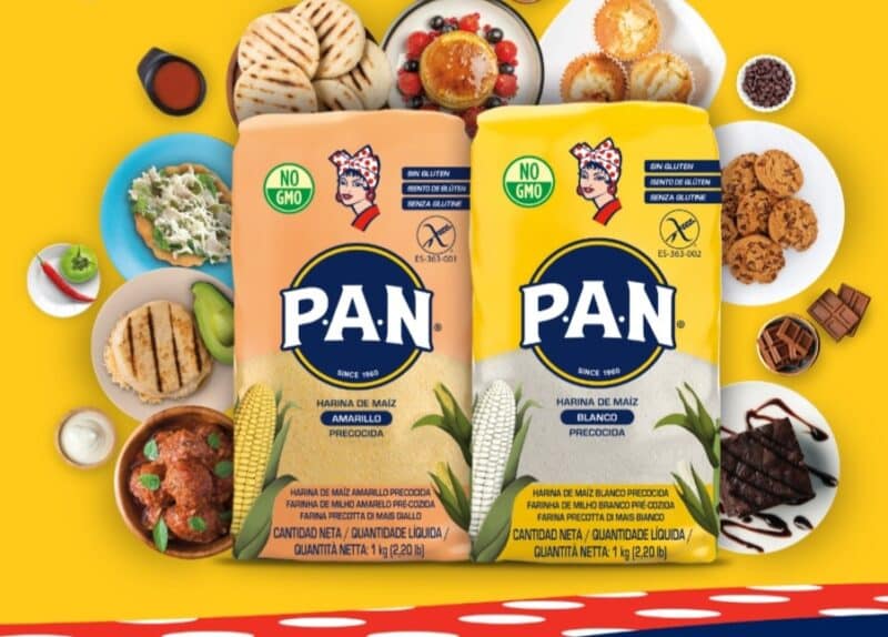 Harina de maíz PAN/ captura de pantalla web de Alimentos Polar