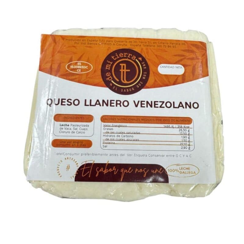 Queso Llanero 500 gr Mi tierra