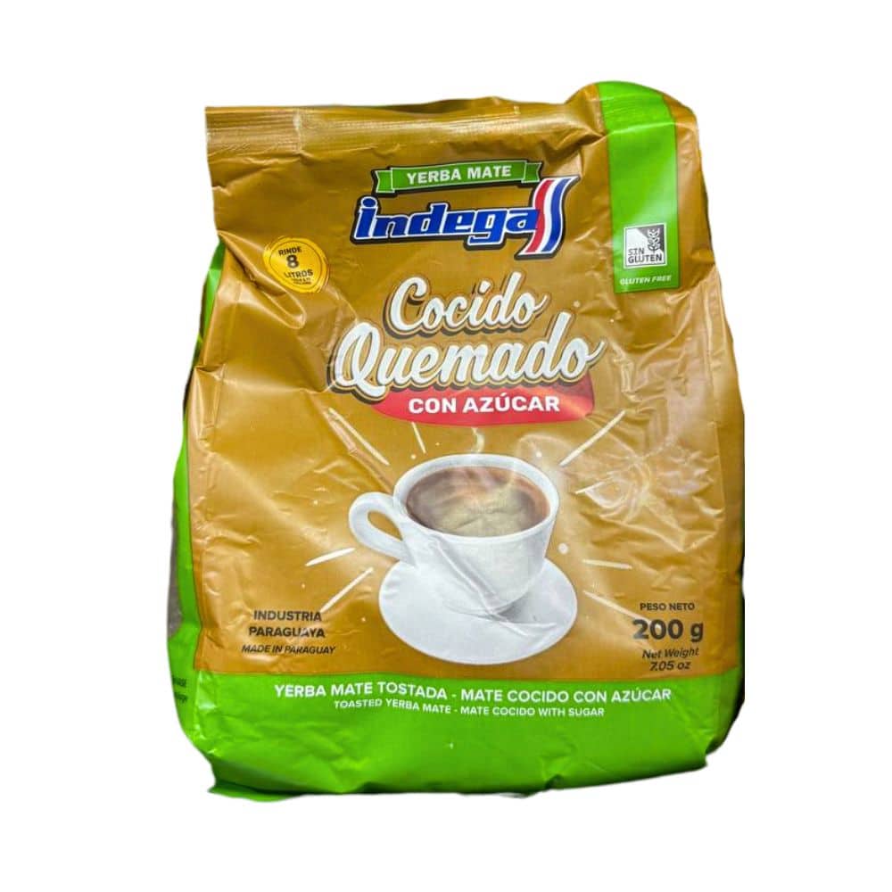 Yerba Cocido Indega 200 gr Con azucar