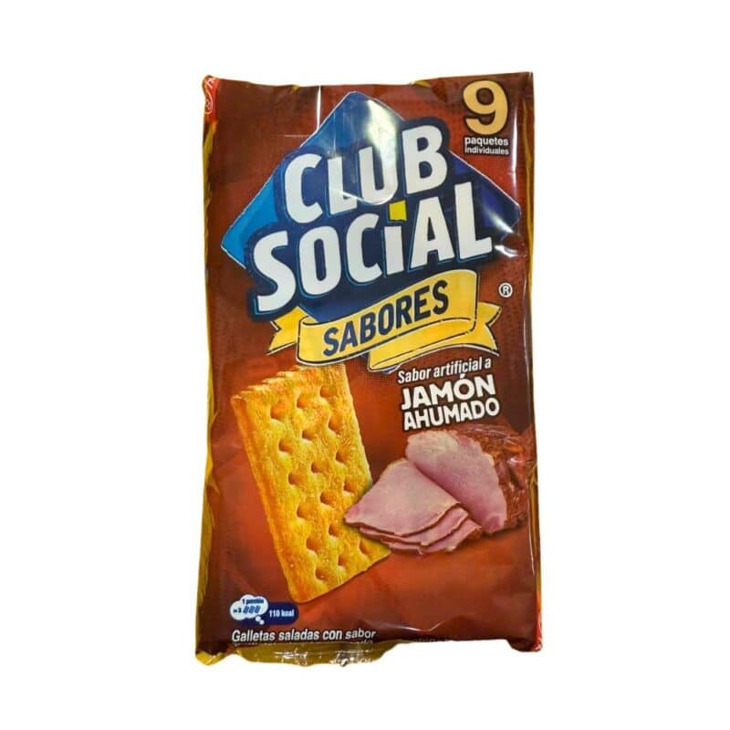 Galleta Club social Jamon paquete 9 unidades