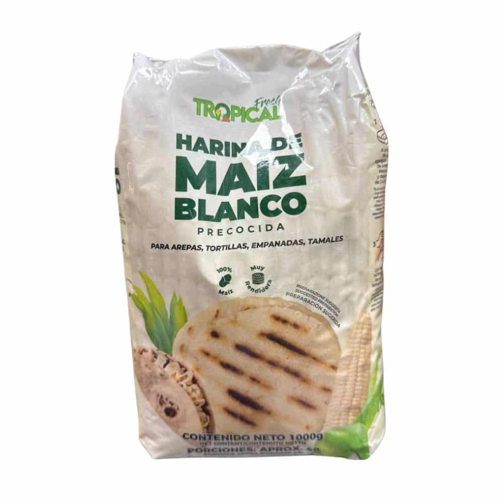 Harina de Maiz blanca 1 kilo Fress Tropical