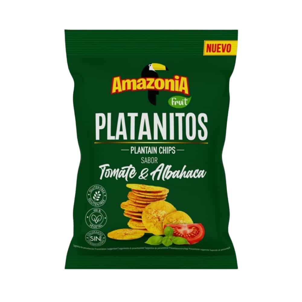 Platanito Tomate y Albahaca 75 gr Amazonia