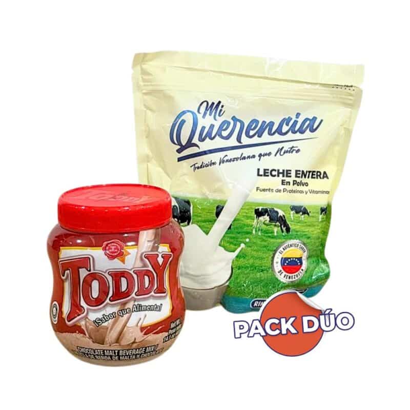 Pack Toddy Chocolate en Polvo + Leche Mi Querencia