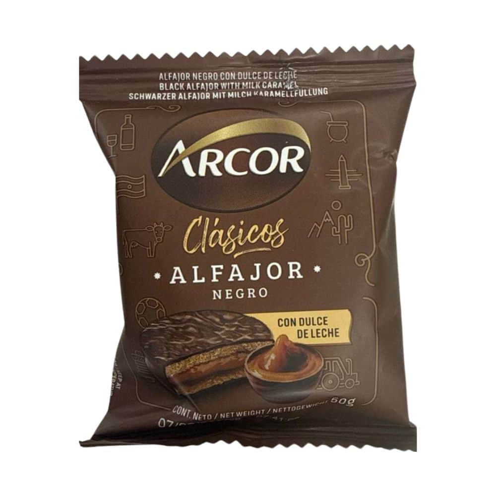 Alfajor Negro Clasico Arcor 50 gr