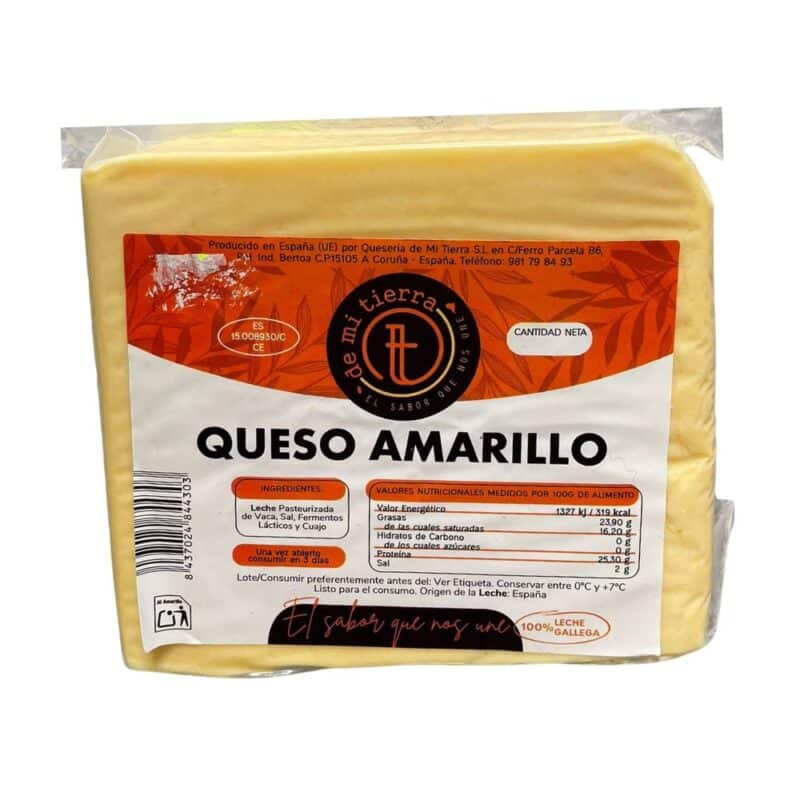 Queso Amarillo mi tierra 1 kilo