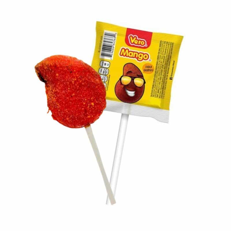 Chupeta con chicle mango Vero14gr