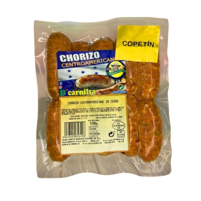 Chorizo de Cerdo Centro Americano 5 und D Carnilsa
