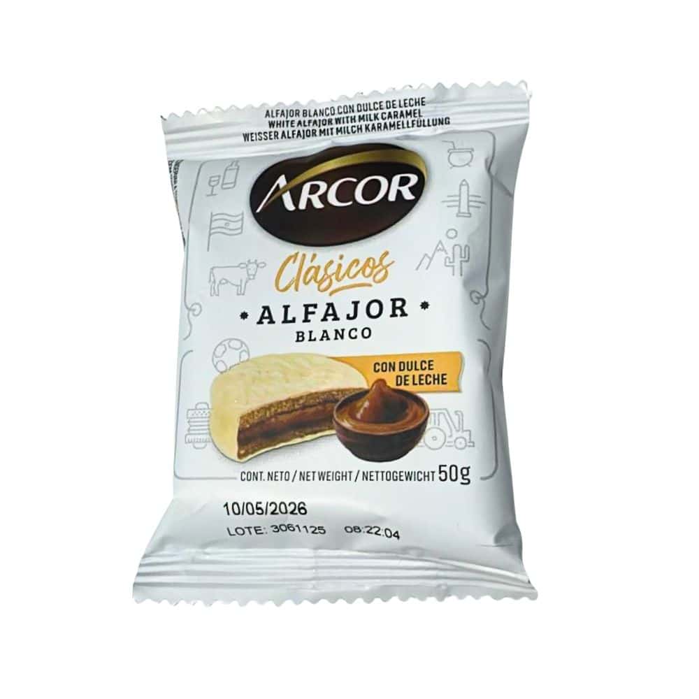 Alfajor Blanco Arcor 50 gr