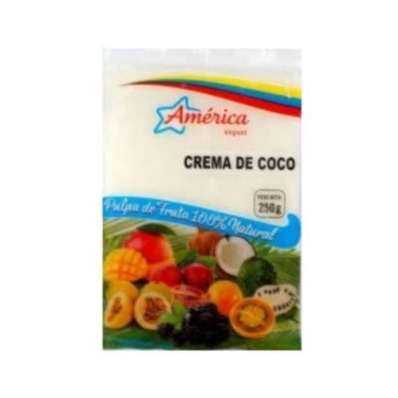 Pulpa Crema de Coco America 250 gr