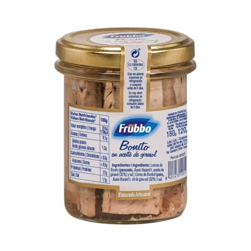 Atun Bonito en Aceite de Girasol Don Frubbo 120 gr