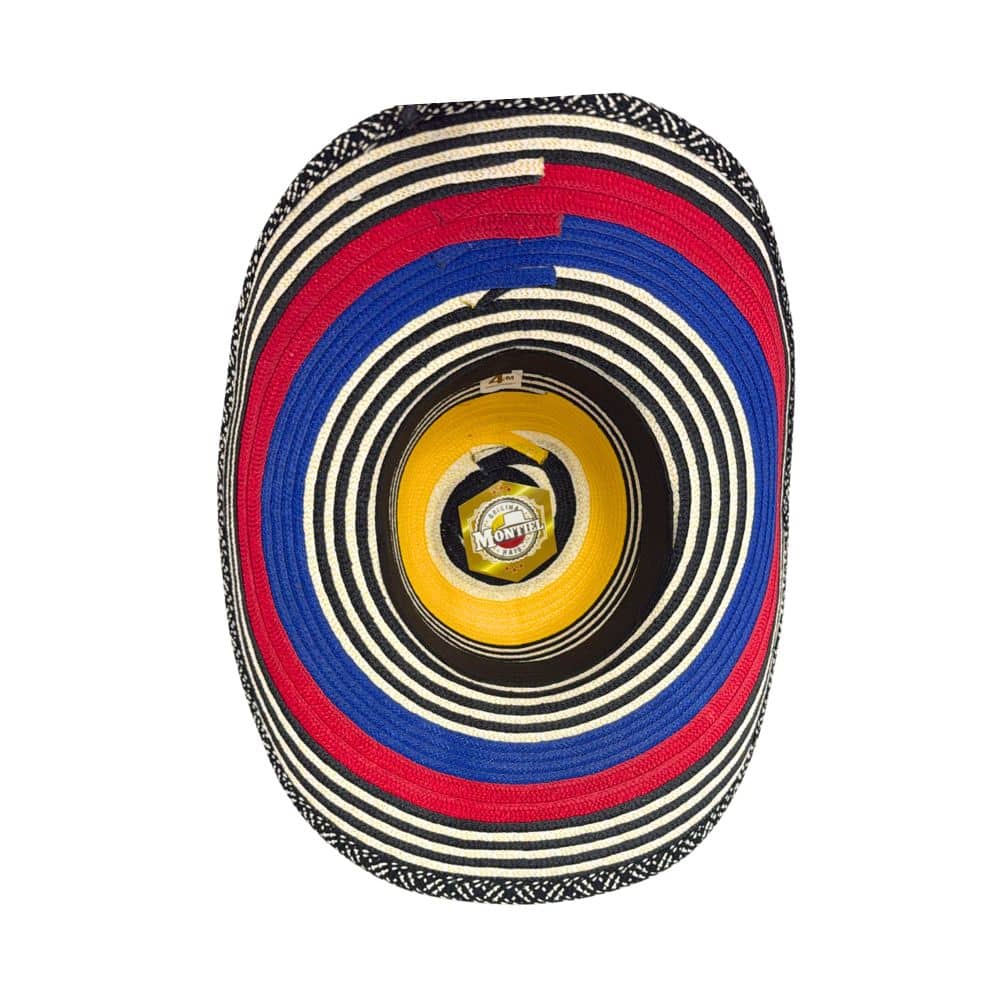 Sombreros Vueltiaos Tricolor Colombianos - Imagen 2