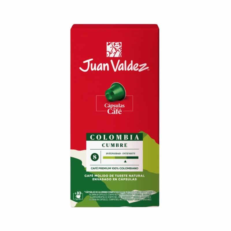 Cafe en capsula Cumbre 50gr Juan Valdez 10 unds