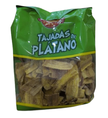 Tajada de platano con Sal El Dorado 350 gr