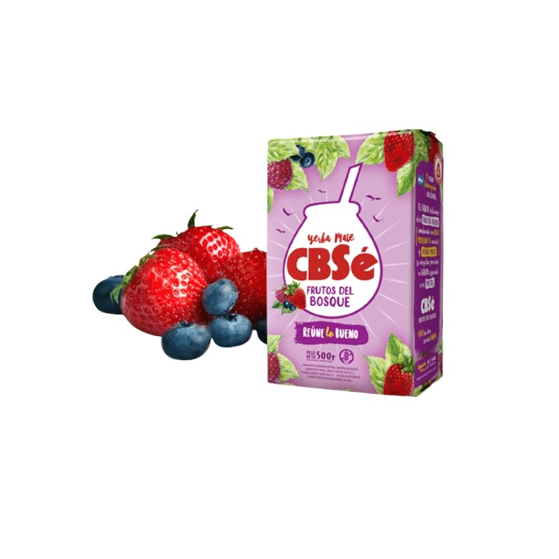 Yerba Mate CBSE Frutos del Bosque 500 Grs